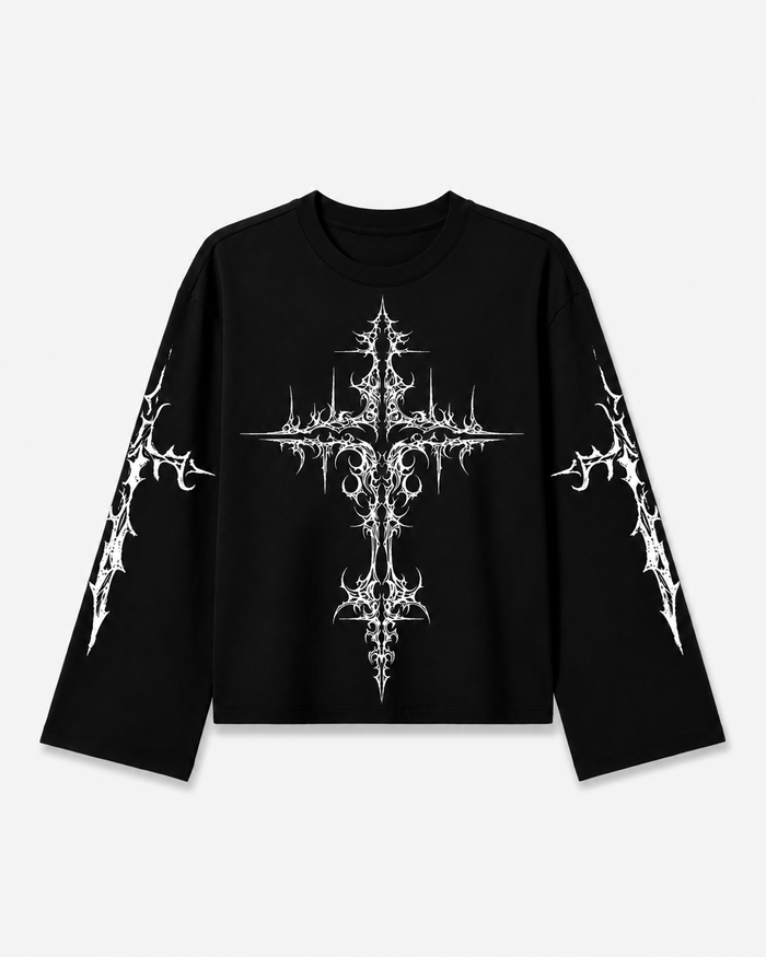 Thorn Cross Waffle Tee