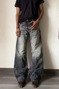 Crimson Cross Washed Bootcut Denim